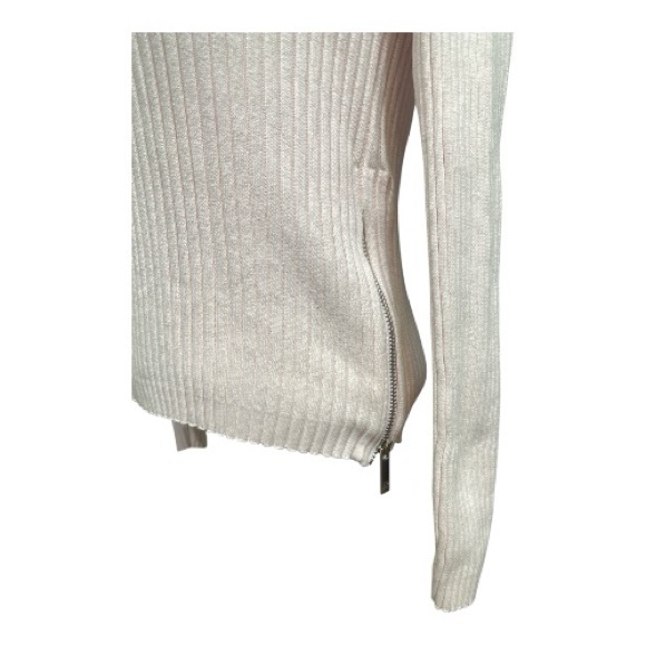 Tommy Hilfiger Women's Pink Ribbed Turtleneck Sweater - Picture 5 of 7